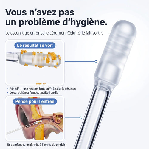 Klarea Pro® Nettoyeur d'oreille adhésif