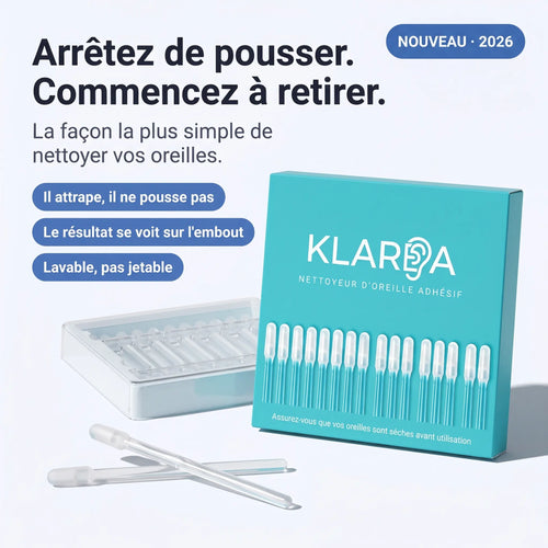 Klarea Pro® Nettoyeur d'oreille adhésif