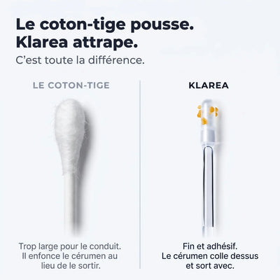 Klarea Pro® Nettoyeur d'oreille adhésif