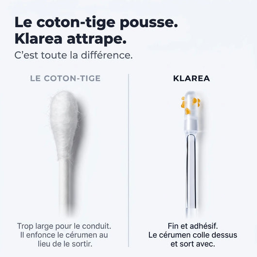 Klarea Pro® Nettoyeur d'oreille adhésif