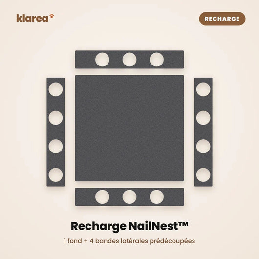 Recharge NailNest : 1 fond + 4 bandes latérales
